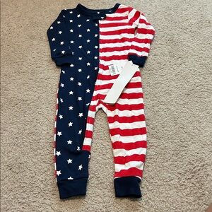 Carter's Red and Blue Baby Onesie